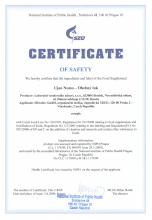 Certificate of safety Suplemento alimentar Ujan Nomo - Arco flexivel, 30 saquetas
