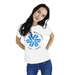 T-shirt de senhora Siberian Wellness (cor: branca, tamanho: S) 107016