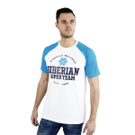 T-shirt de homem Siberian Super Team CLASSIC (cor: branca, tamanho: M) 106913