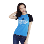 T-shirt de senhora Siberian Super Team CLASSIC (cor: azul celeste, tamanho: M) 107009