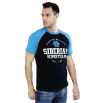 T-shirt de homem Siberian Super Team CLASSIC (cor: azul, tamanho: L) 106911