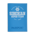 Capa de Passaporte Siberian Super Team (cor: azul claro)